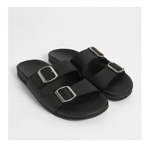 Naot Shoes Womens Size 40 Double Buckle Sandals Comfort Slip On Leather
